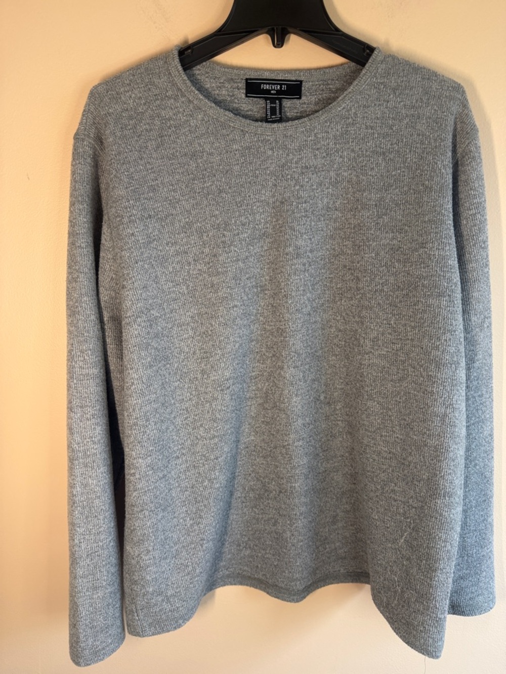 Forever 21 Men’s Heather Gray Crewneck Sweater